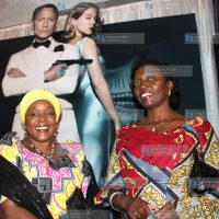 Martha Karua flanked by MMP Public relation consultant Mary Wariithi