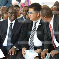 Meru Governor Kiraitu Murungi, Imenti North MP Rahim Dawood and former Igembe North MP Joseph M'Eruaki