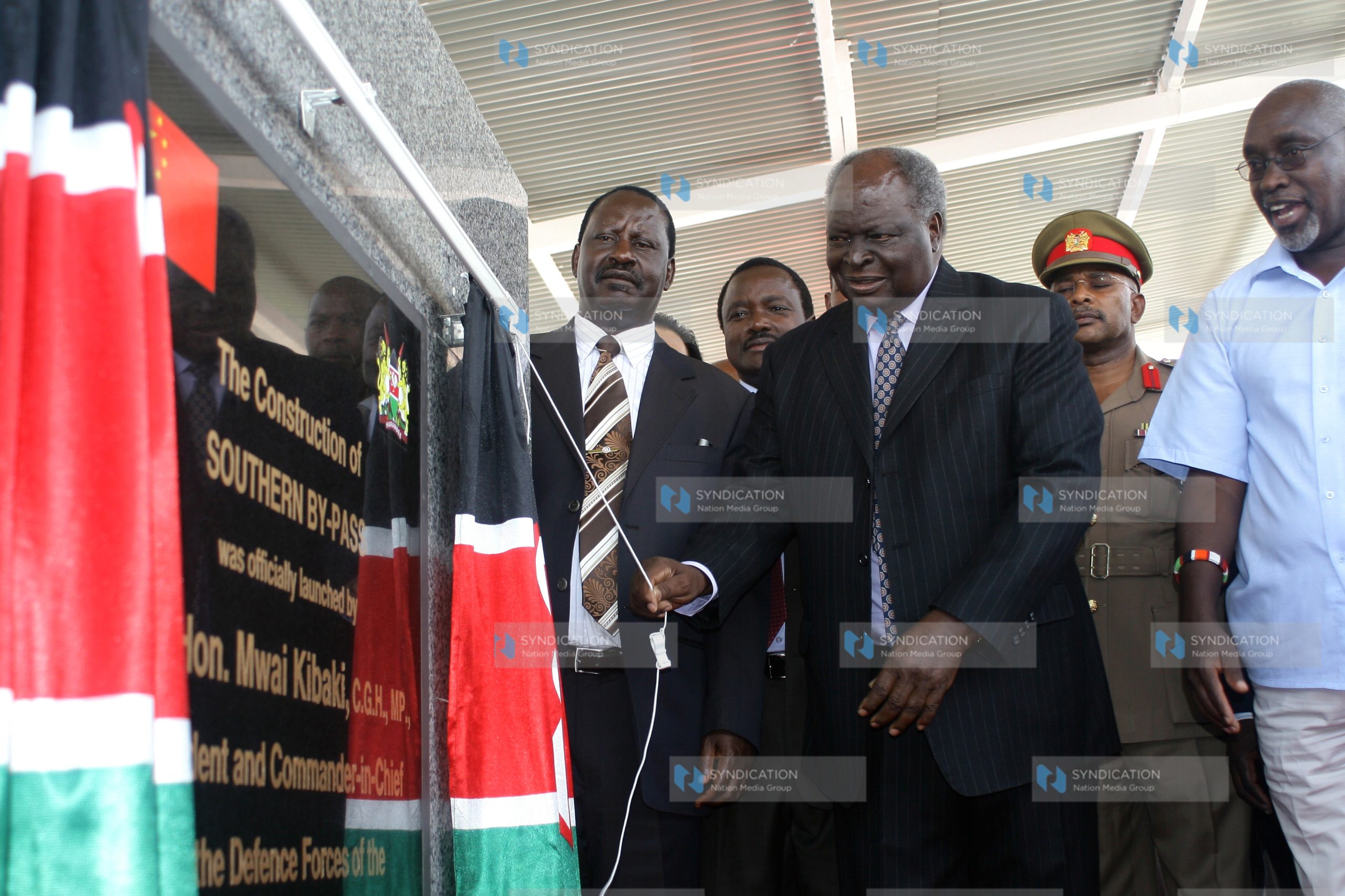 Launching site of the Southern Bypass Road