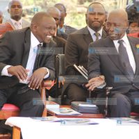 Deputy President William Ruto and retired President Daniel Moi