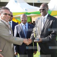 Ceremony at Kinoru stadium