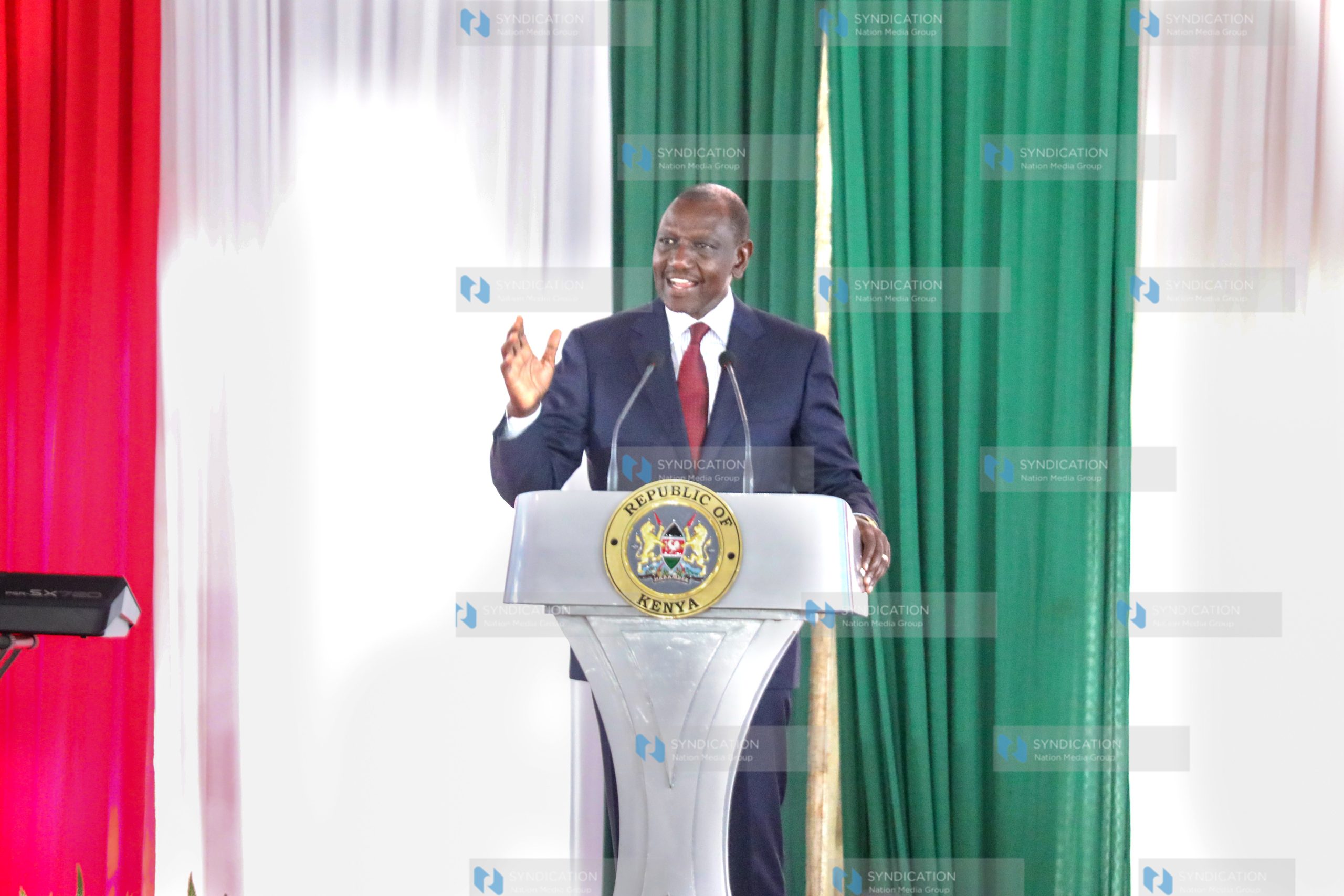 President William Ruto at Safari Park Hotel Nairobi