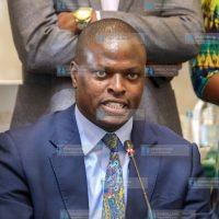 Ndindi Nyoro during the press conference