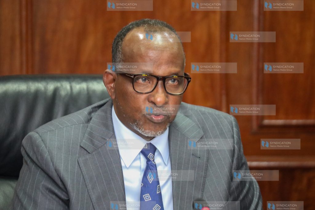 Defence Cabinet Secretary Aden Duale