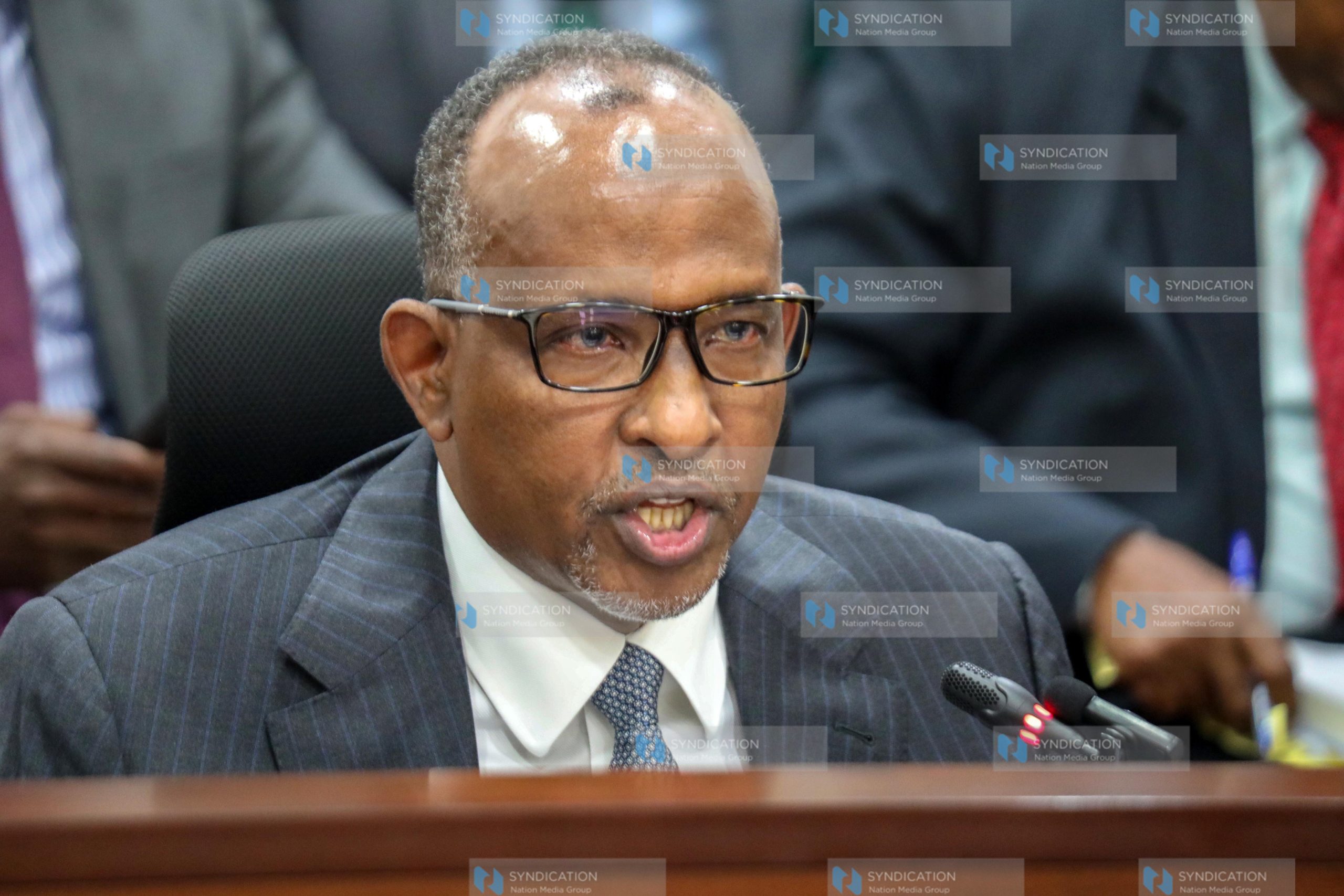 Aden Duale before the National Assembly Committee on Environment, Forestry and Mining