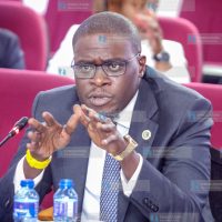 Johnson Sakaja when he appeared before the Senate Committee