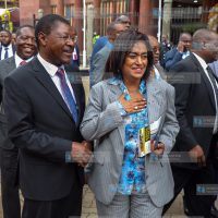 Speaker Moses Wetangula and Nairobi Women Rep Esther Passaris