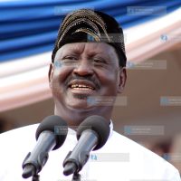 CORD leader Raila Odinga