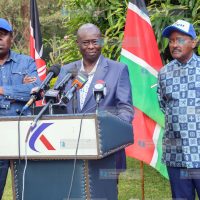 United Opposition leaders, led by former Deputy President Rigathi Gachagua