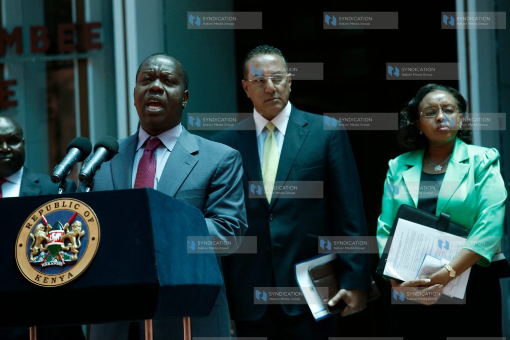 ICT Cabinet Secretary Dr. Fred Matiang'i