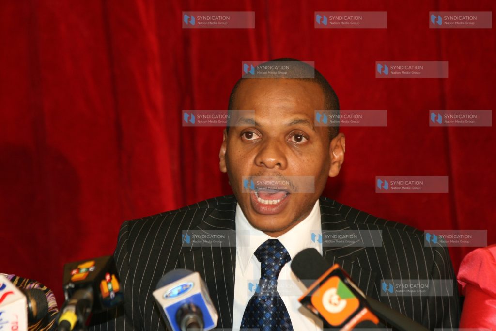 Danson Mungatana, a member of the Parliamentary Caucus for reformers