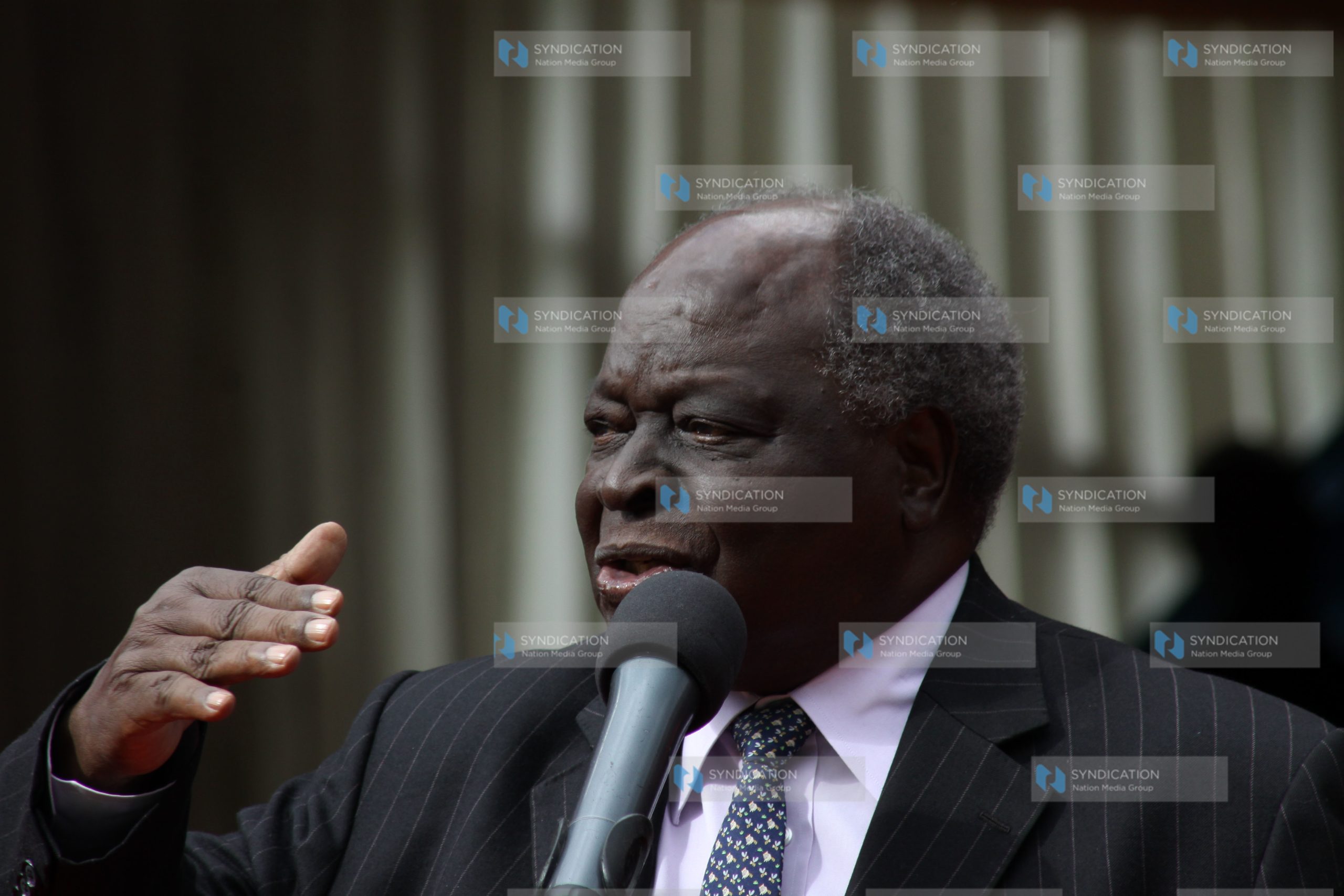 Former president Mwai Kibaki