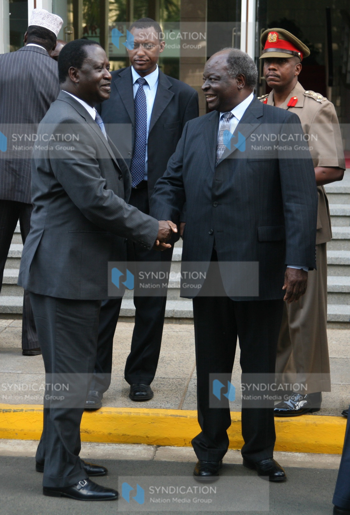 President Mwai Kibaki and Prime Minister Raila Odinga