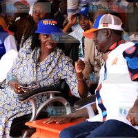Azimio Presidential Candidate Raila Odinga with his Deputy Martha Karua