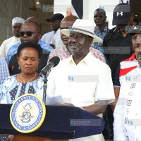 Leaders meeting with 17 Azimio Governors