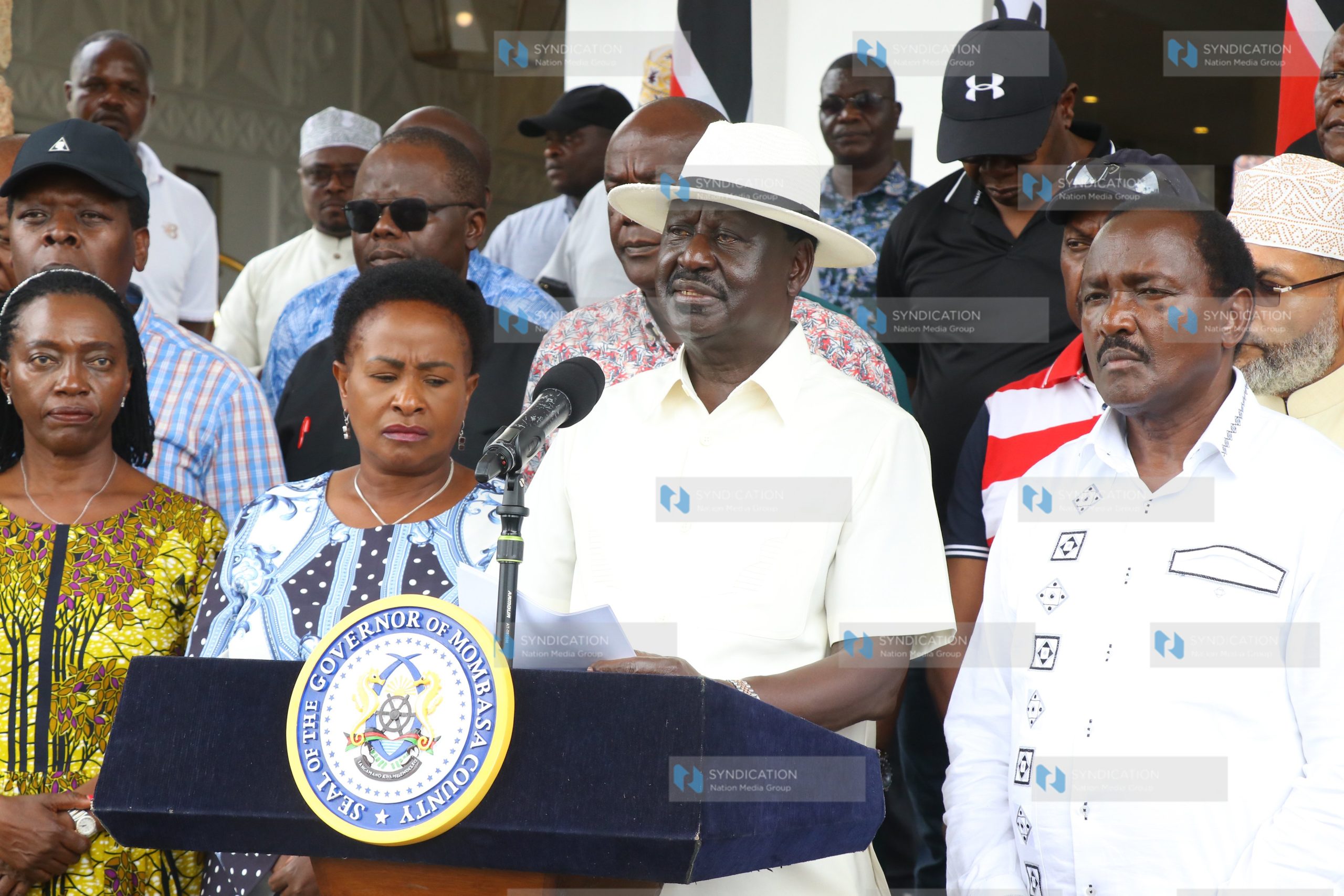 Leaders meeting with 17 Azimio Governors