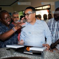 The chairman Kenya Coast Tourism Association Mr. Victor Shitakha