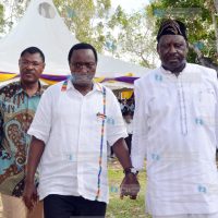 Former Prime Minister Raila Odinga with Wiper Leader Kalonzo Musyoka