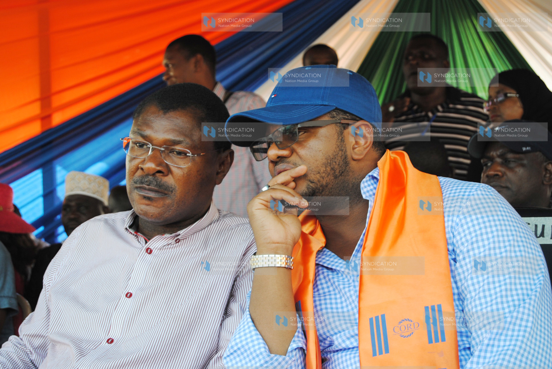 Senators Hassan Omar and Moses Wetangula