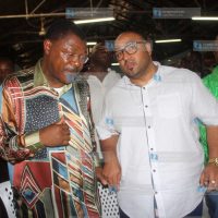 CORD Co-Principal Moses Wetangula, accompanied by FORD Kenya Secretary General Yasser Bajaber