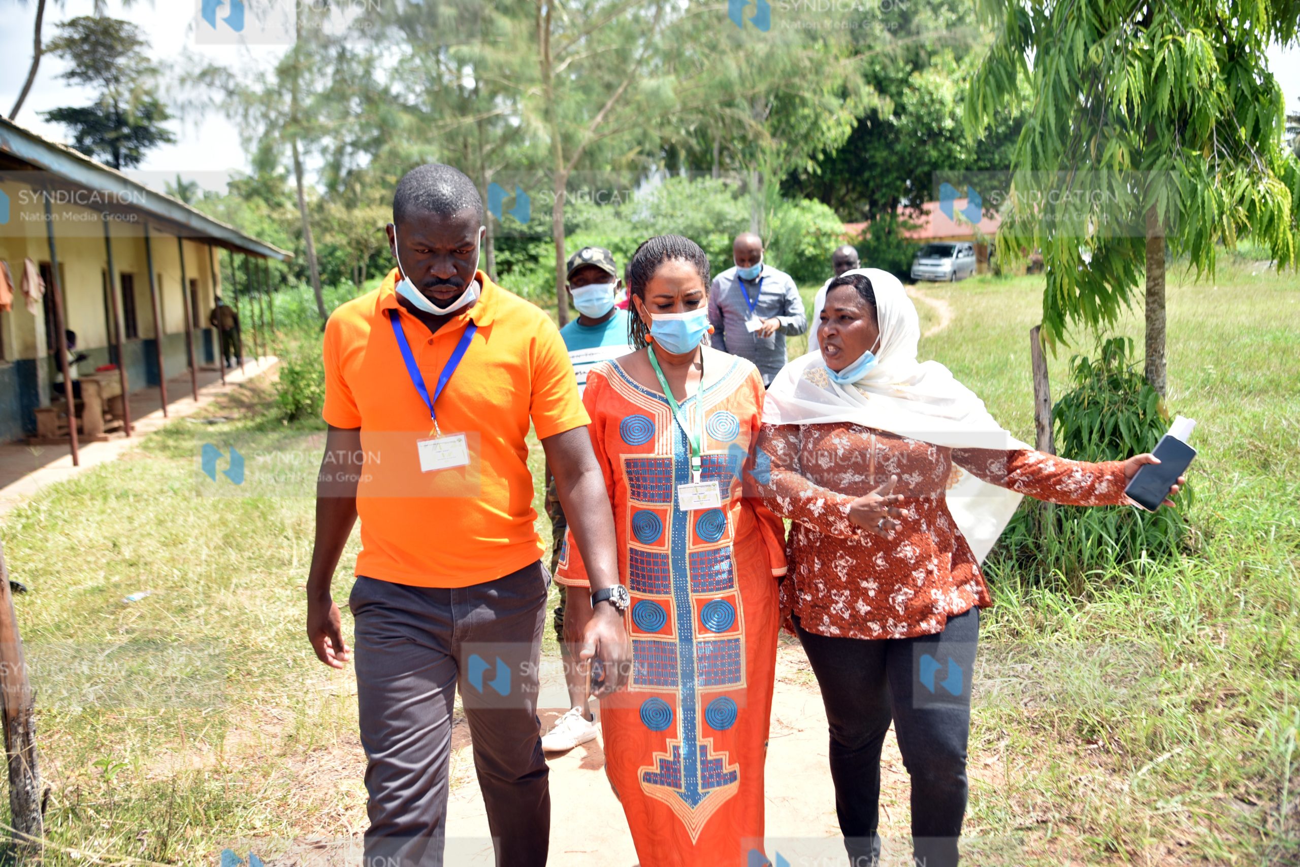 Edwin Sifuna (left) with Nairobi Women Rep Esther Passaris