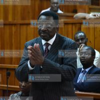 Senior Counsel James Orengo argues before the Mombasa Law Court
