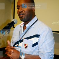 Hassan Joho addresses delegates during stakeholder's seminar on Harbours & Water transport