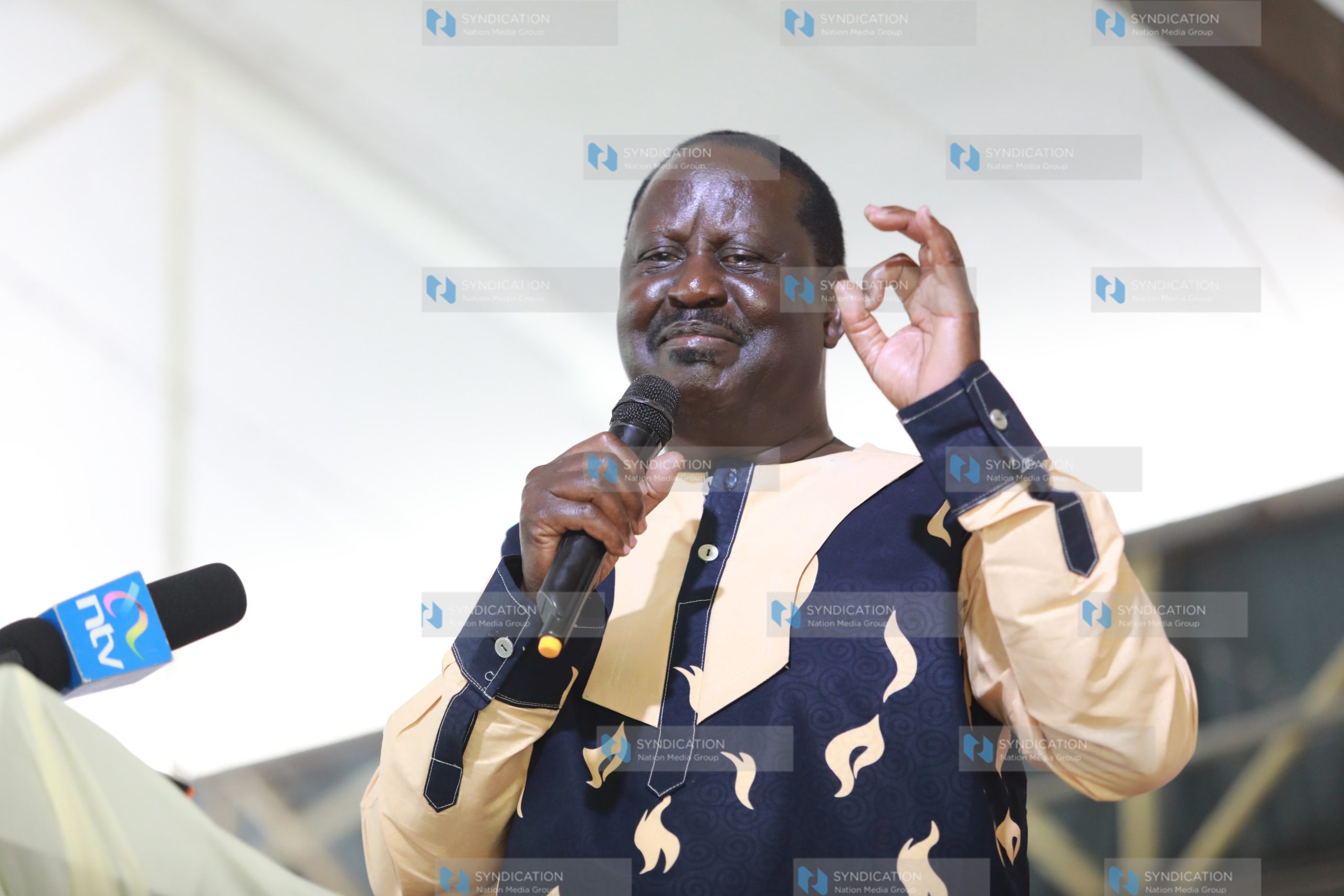 Raila Odinga at Mombasa’s Wild Waters to drum support for the Building Bridges Initiative (BBI).