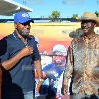 CORD Leader Raila Odinga with Mombasa Governor Hassan Joho