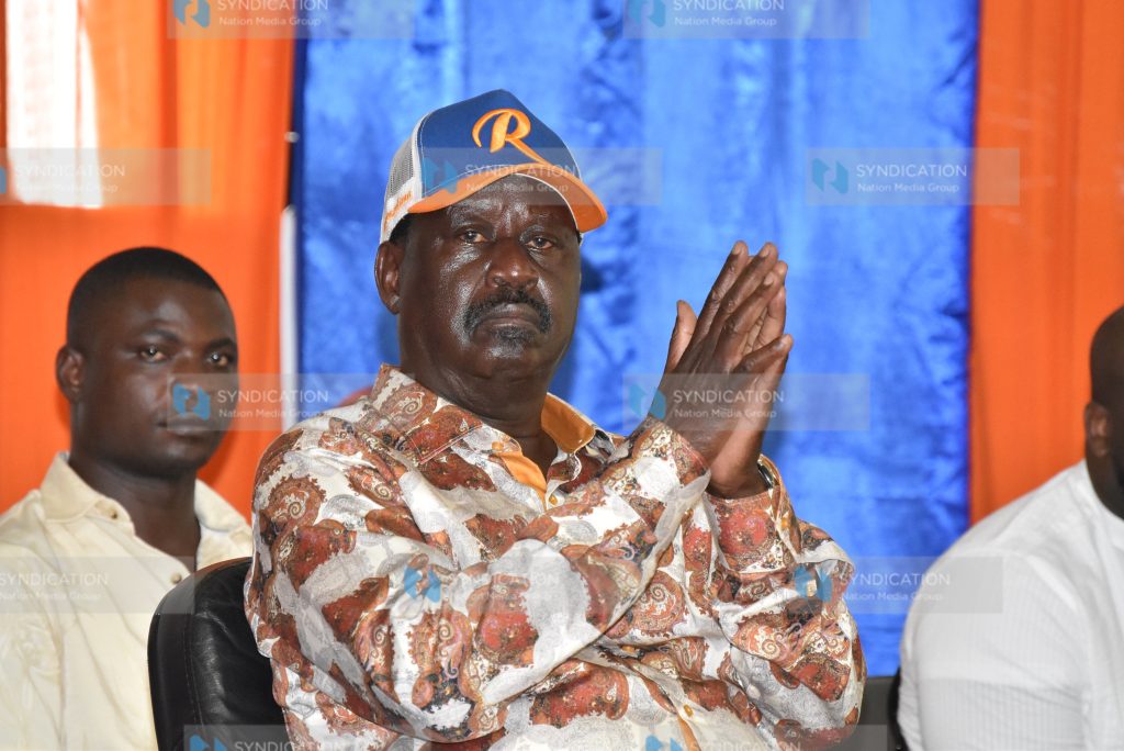 Azimio Party Leader Raila Odinga