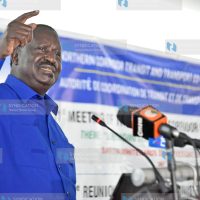 Raila Odinga addressed attendees