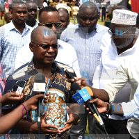 Burial of the former Deputy Governor of Kilifi Kenneth Kamto at Rabai in Kilifi County