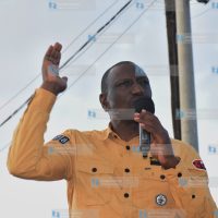 Deputy President William Ruto addressing traders