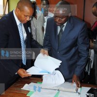 Lawyers Mr.Danson Mungatana for Dockworkers and Mr.Micheal Sangoro