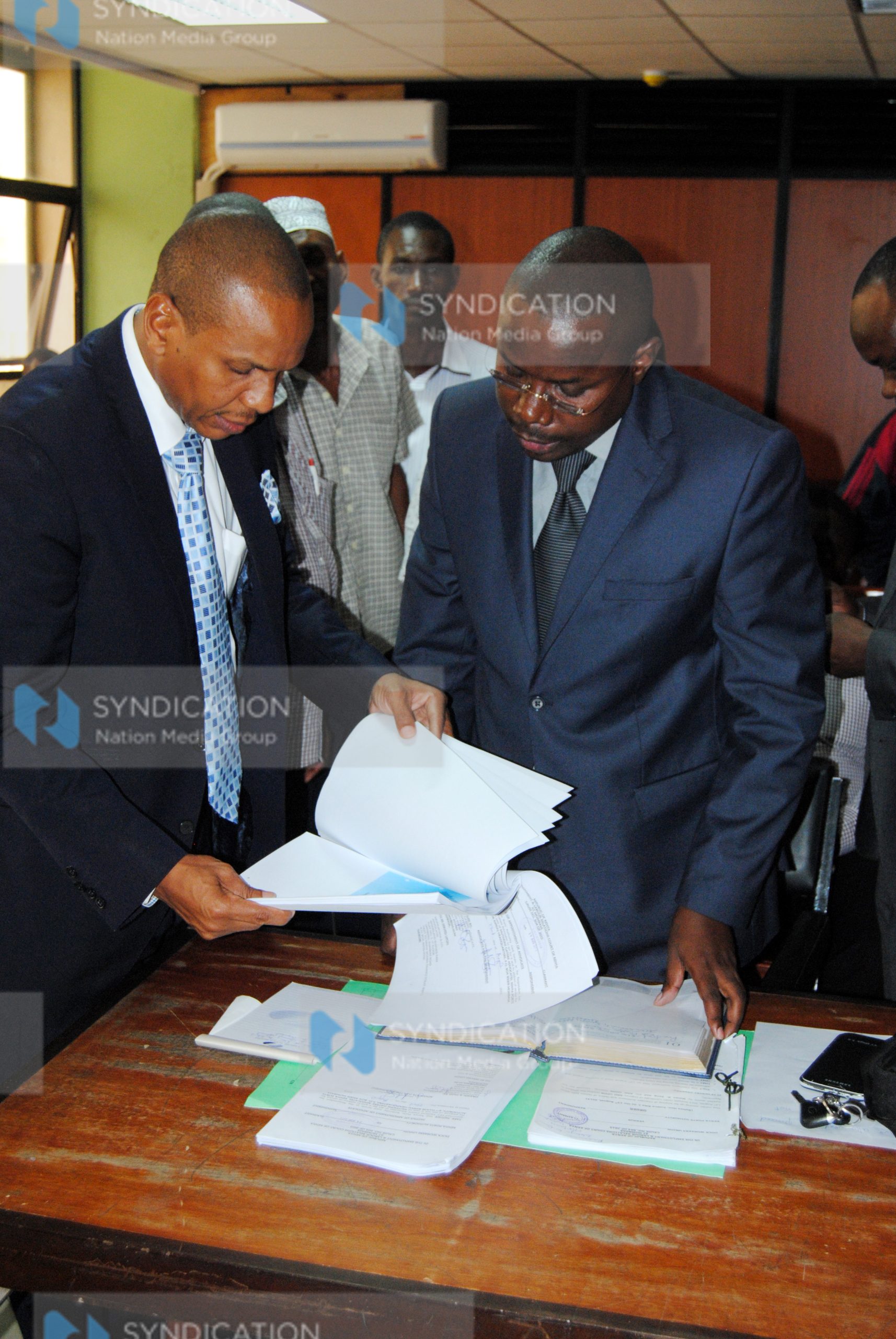 Lawyers Mr.Danson Mungatana for Dockworkers and Mr.Micheal Sangoro