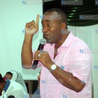 Ali Hassan Joho while addressing the security meeting of leadership