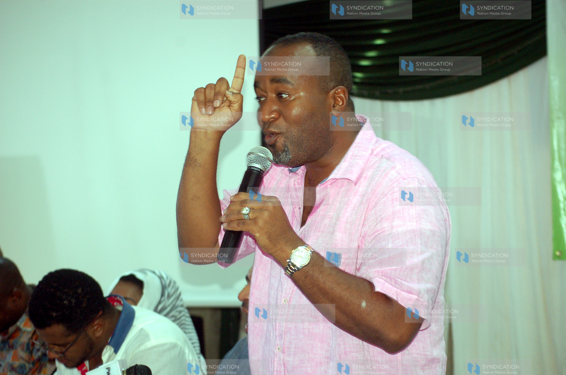 Ali Hassan Joho while addressing the security meeting of leadership