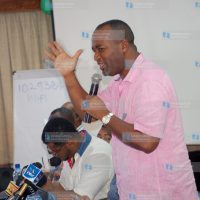 Ali Hassan Joho while addressing the security meeting of leadership