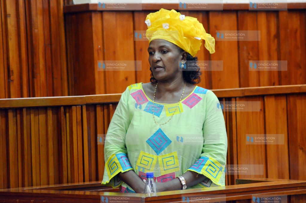 Taveta MP Dr. Naomi Shaban testifies as a witness