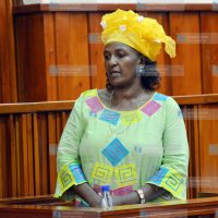 Taveta MP Dr. Naomi Shaban testifies as a witness
