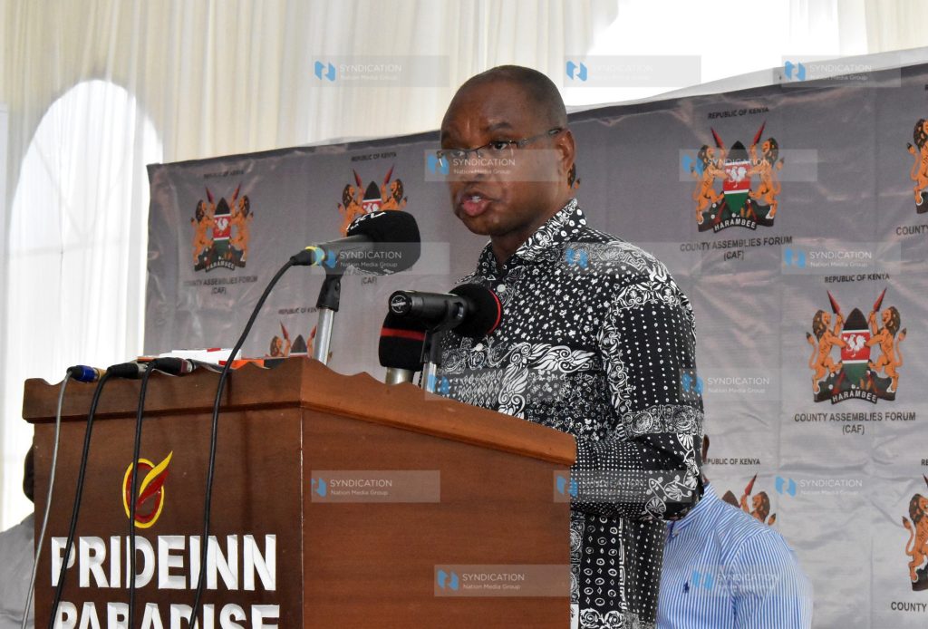 Speaker of the Senate Amason Kingi