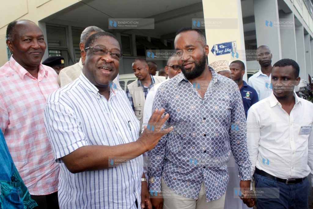 Mombasa Governor Hassan Ali Joho and Busia Senator Amos Wako