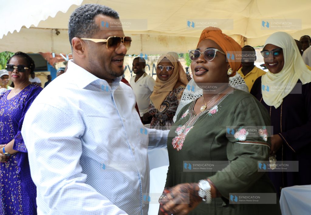 EALA MP Hassan Omar with Nominated Senator Miraj Abdalla