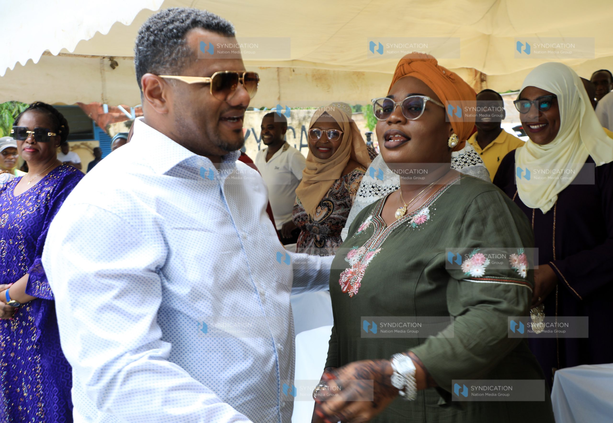 EALA MP Hassan Omar with Nominated Senator Miraj Abdalla