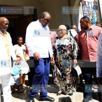 Retired President Uhuru Kenyatta and Former First Lady Margaret