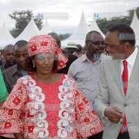 Taveta MP Dr. Naomi Shaban with President Uhuru Kenyatta
