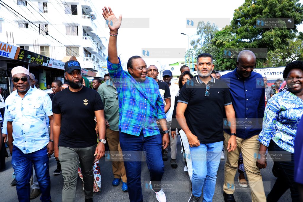 President Uhuru Kenyatta among other Leaders