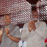 Deputy president William Ruto together with Governor Hassan Joho