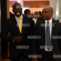 Nandi County Governor H.E. Hon. Stephen Sang and his Kilifi Counterpart H.E. Hon. Amason Kingi