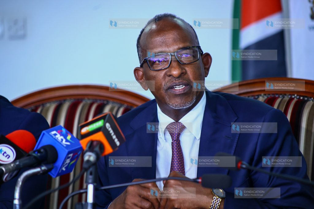 Health Cabinet Secretary Aden Duale